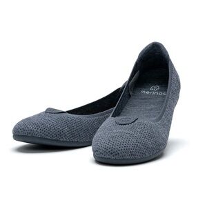 Merino Size 9 Women's Gray Ballet Flats
